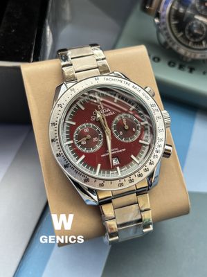 Omega 57 Chain Red Dial Semi AAA_img_0