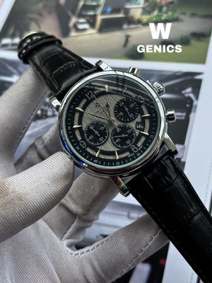 Patek Gray Dial Silver Case Black Belt AA_img_0