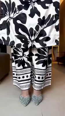 Digital Printed Cotton Two Piece set | Co-Ord Set_img_3