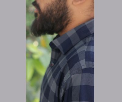Men Long Sleeve Shirts Dark Ash_img_2