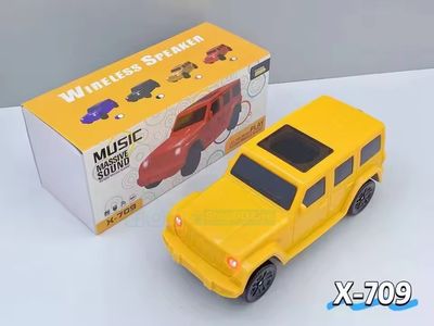 Car Model Bluetooth Speaker X-709 | 5W Loud Sound, FM TF USB TWS Portable Speaker | Price in BD_img_3