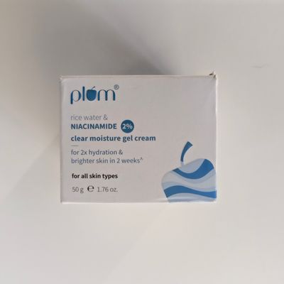 Plum Rice Water & Niacinamide 2% Clear Moisture Gel Cream - 50g_img_1