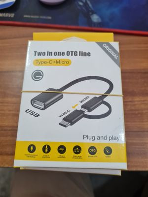 2-in-1 Type-C Micro USB OTG Cable Adapter GP-91_img_0