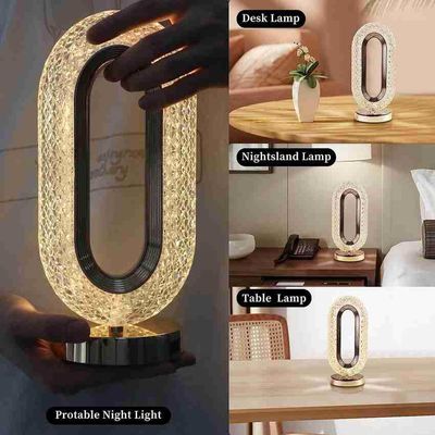 Cristal Table Lamp LED Light_img_1