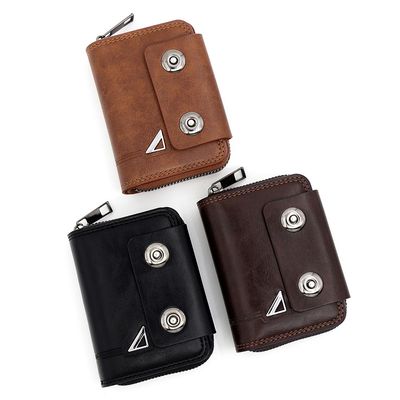 Organ Card Package, Double-buckle Large-capacity Faux Leather Storage Wallet_img_5
