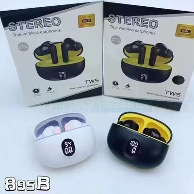 895B Stereo TWS Wireless Bluetooth Headphones 5.3 | LED Power Display, Stereo Sound, Noise Reduction In-Ear Earphones_img_2