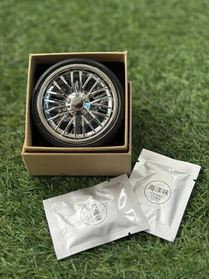 Rotateable Alloy Wheel Dashboard Car Perfume_img_3