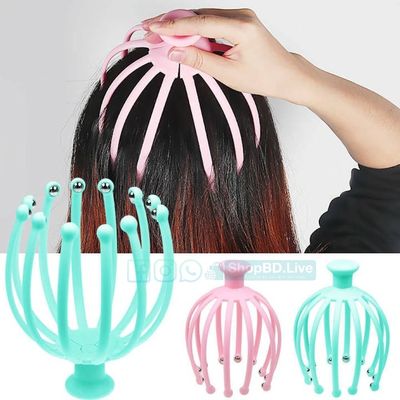 Head Claw Massager | Octopus Scalp & Neck Stress Relief Manual Body Massager | Price in BD_img_0
