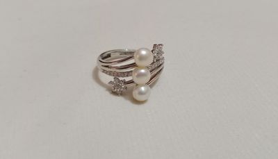 Pearl Adjustable Finger Ring_img_0