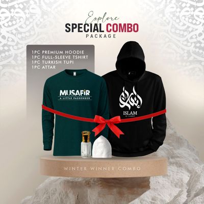 ১টি প্রিমিয়াম হুডি, ১টি প্রিমিয়াম ফুলহাতা টি'শার্ট, ১টি আতর (কম্বো প্যাক)_img_0