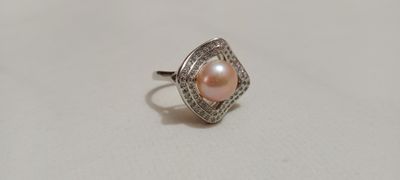 Pearl Adjustable Finger Ring_img_1