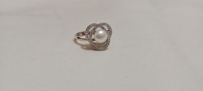 Pearl Adjustable Finger Ring_img_1