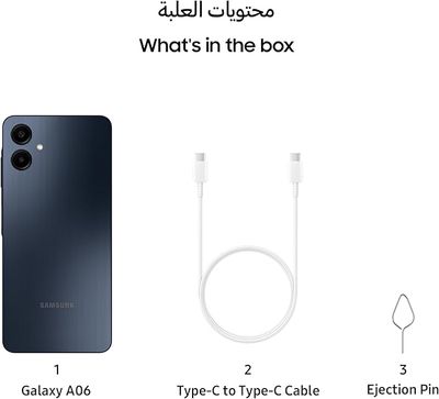 Samsung Galaxy A06 LTE, Android Smartphone, Dual SIM Mobile Phone, 4GB RAM, 64GB Storage, Black_img_4