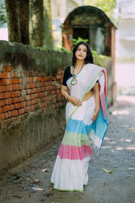 White Handloom Saree_img_7
