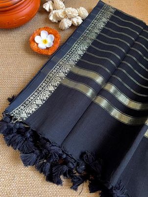 Black Handloom Saree_img_7