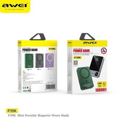 Awei P39K 10000mAh 20W PD Magnetic Wireless Power Bank_img_5