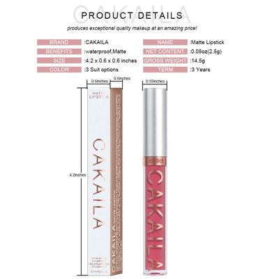 Cakaila Ultimate Long-Lasting Matte Lip Gloss | Shade - 06_img_4