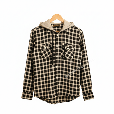 Premium Hooded check shirt for winter 002_img_0