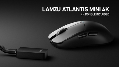 Lamzu Atlantis Mini 4K Wireless Gaming Mouse | With Dongle | Black Color (Stock Out)_img_3
