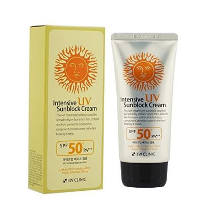3W Clinic Intensive UV Sunblock Cream SPF 50+ PA+++ 70ml – 74892_img_0
