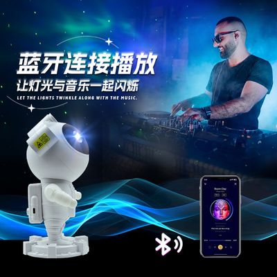 Astronaut Star Projector Night Light Remote Control Starry Sky Led Desk Lamp for Child Nightlight Home Room Decoration_img_4