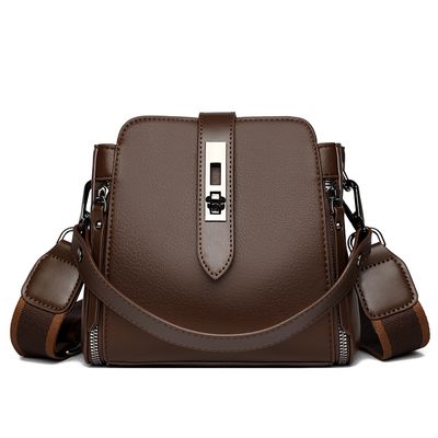 High-quality Messenger Bags For Women Luxury Crossbody Shoulder Bags Female(Coffee)_img_0