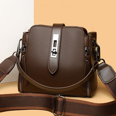 High-quality Messenger Bags For Women Luxury Crossbody Shoulder Bags Female(Coffee)_img_1