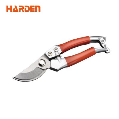 HARDEN 8" Fruit Shears, Garden Pruner With Zinc Alloy Handle Stainless Steel Professional Fruit Shears Trim Horticulture Stainless Steel Pruner Garden Scissor Tools Anvil Branch Shear Orchard Pruning Shears 630415_img_0