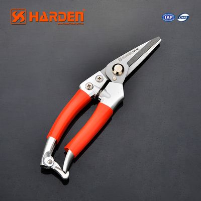 HARDEN 8" Fruit Shears, Professional Stainless Trimmer Garden Pruner (200mm), Trim Horticulture Stainless Steel Pruner Garden Fruit Scissor Tools Anvil Branch Shear, Orchard Pruning Shears; 630416_img_0