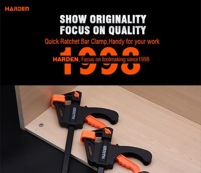 HARDEN Quick ratchet bar clamp (  12" | 24" ),  600332 | 600334_img_1