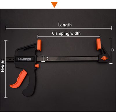 HARDEN Quick ratchet bar clamp (  12" | 24" ),  600332 | 600334_img_4