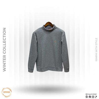 POLO RALPH LAUREN Winter Collection Turtle Neck Sweatshirt – Heather Grey_img_0
