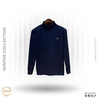 POLO RALPH LAUREN Winter Collection Turtle Neck Sweatshirt – Classic Navy_img_0