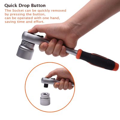 HARDEN Professional Ratchet Handle ( 1/4" | 3/8" | 1/2" | 3/4" ), Quick Release Ratchet Wrench with Grip Handle 535303 | 535403 | 535503 | 535504 | 535601_img_10