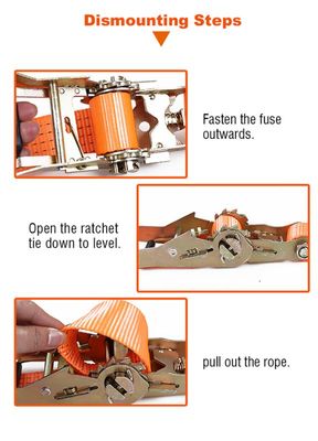 HARDEN Ratchet Lifting Belt Ratchet Tie Down Tarps and Tie-Downs ( 2.5 Ton x 9 Meter ) 671159_img_3