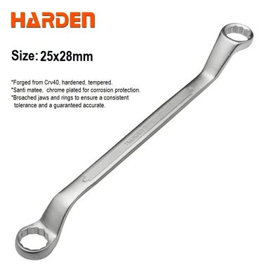 HARDEN Double Ring Spanner - 1Pcs ( 6x7 | 8x9 | 14x15 | 16x17 | 18x19 | 20x22 | 21x23 | 24x27 | 25x28 | 30x32mm ); 541306_img_14