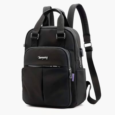 New leisure nylon ladies CHINA Bagpack (Black)_img_0
