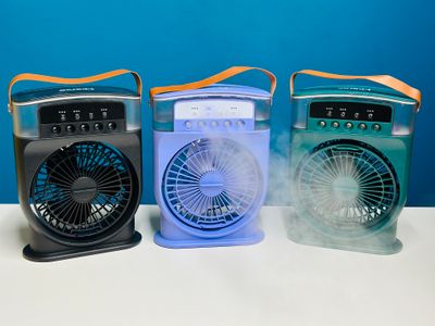 DISNIE Rechargeable Air Cooler Fan With Mist Flow – Color Depends on Availability_img_0