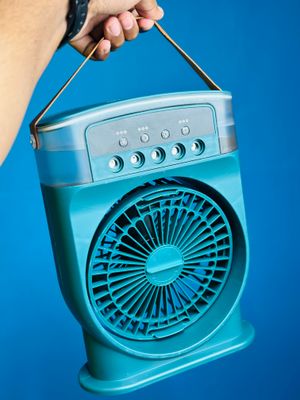 DISNIE Rechargeable Air Cooler Fan With Mist Flow – Color Depends on Availability_img_1