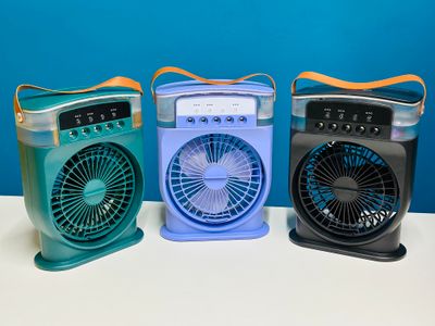 DISNIE Rechargeable Air Cooler Fan With Mist Flow – Color Depends on Availability_img_3