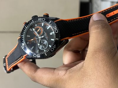 OMEGA SEAMASTER FIBER BELT ORANGE/BLACK_img_0
