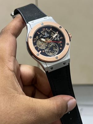HUBLOT AUTO BELT BLACK ROSE GOLD BEZEL_img_0