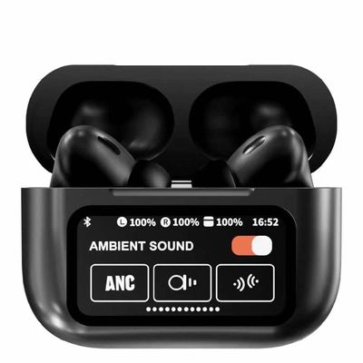 A9 pro ANC + ENC with Touch Screen Display Black_img_3