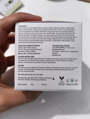 Chemist at Play Exfoliating Body Scrub - 75GM (Natural AHAs + Coffee + Brown Sugar + Ceramides)_img_2