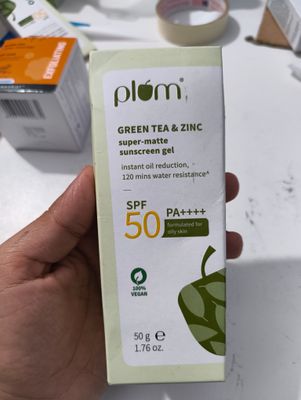 Plum Green Tea & Zinc Super-Matte Gel Sunscreen SPF 50 PA ++++ 50 ..._img_1