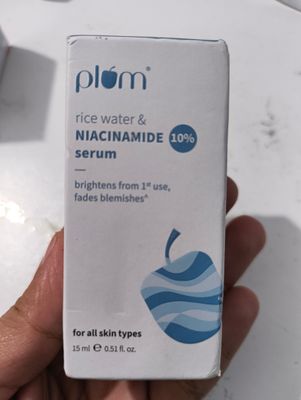 Plum 10% Niacinamide Face Serum With Rice Water 15ml_img_1