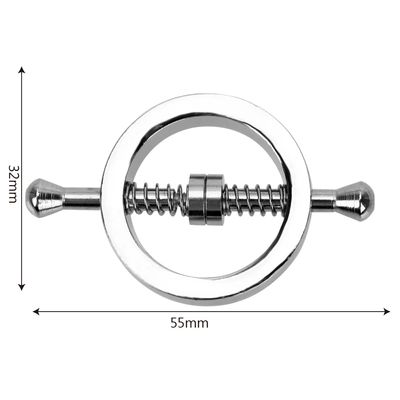 1 Pair Sex Slave Restraint Adjustable Metal Nipple Clip Adult Games Nipple Stimulator Play Clamp Sex Toys for Couple_img_3
