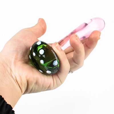 Crystal Glass Butt Plug Dildos Masturbator Realistic Dildo Penis Vaginal Stimulation Adult Product Sex Toys for Woman_img_2