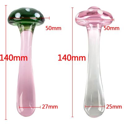 Crystal Glass Butt Plug Dildos Masturbator Realistic Dildo Penis Vaginal Stimulation Adult Product Sex Toys for Woman_img_5