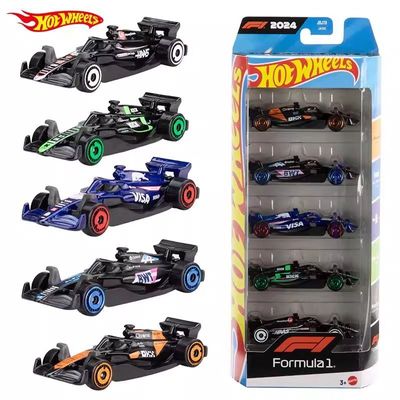 1:64 Hot Wheels F1 Set of 5 Diecast Racing Car Model_img_0